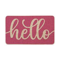 Felpudo Artoid Mode Rosa Hello Spring 43x74cm Interior y Exterior