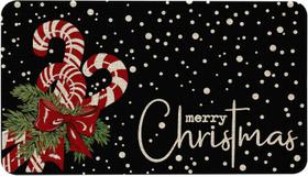 Felpudo Navideño Mloabuc de Arpillera con Bastón de Caramelo 43x76 cm Felpudo Navideño Mloabuc de Arpillera con Bastón de Caramelo 43x76 cm