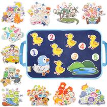 Felt Storyboard Pieces CHEFAN for Toddler, pacote com 12 e mais de 3 anos Felt Storyboard Pieces CHEFAN for Toddler, pacote com 12 e mais de 3 anos