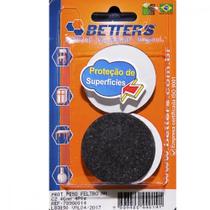 Feltro Aa Better Cinza Redondo 46X3 4Pecas Bribts000013 - Betters