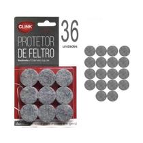 Feltro Adesivo 36un protetor pé Cadeira Sofá Redondo 2,5cm Feltro Adesivo 36un protetor pé Cadeira Sofá Redondo 2,5cm