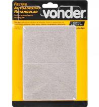 Feltro Adesivo Bege Ret 95X68mm Com 10 Vonder Feltro Adesivo Bege Ret 95X68mm Com 10 Vonder