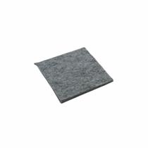 Feltro Adesivo Cinza Quadrado 3,0 x 3,0cm 12 Peças - Engedom