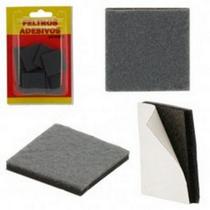 Feltro Adesivo Overtime Quadrado 35 X35 Com 8 Pecas - Kit C/12 Cartelas