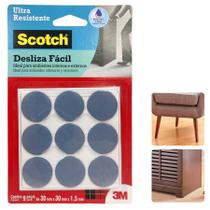 Feltro Adesivo Protetor Móveis Pés Cadeiras Mesas Redondo Desliza Fácil Resistente Água