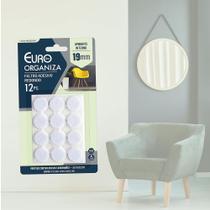 Feltro Adesivo Redondo 19 MM 12 Pecas Euro Home Feltro Adesivo Redondo 19 MM 12 Pecas Euro Home