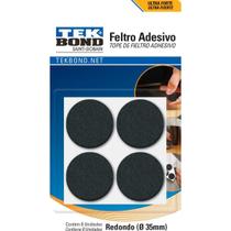 Feltro Adesivo Redondo 35Mm Pt