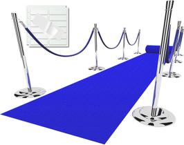 Feltro Carpet Runner EzLucky azul marinho de 0,8 m x 4,57 m 130 GSM
