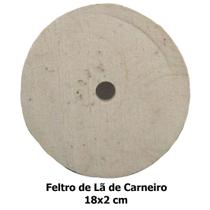 Feltro de lã de Carneiro Quartzo Mármores Granitos 18x2 cm
