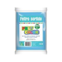 Feltro Feltcolor Liso Azul Céu - 70cm x 50cm