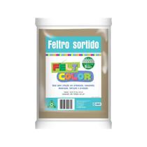 Feltro Feltcolor Liso Caramelo Havaí - 70cm x 50cm