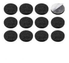 Feltro Protetor Adesivo Cadeira Móveis 38,10mm Diâm. 24 Pçs