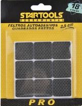 Feltro protetor adesivo quad 2,5cmx4mm 18pcs - STARTOOLS