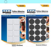 Feltro Quad.22Mm Branco C32 E Red.20Mm Preto C12 Cartela C44