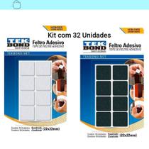 Feltro Quadrado 22 Mm Branco E Preto Cartela C/32 Unidades Preta/Branca Feltro Quadrado 22 Mm Branco E Preto Cartela C/32 Unidades Preta/Branca