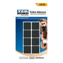 Feltro Quadrado 22mm Preto Cart C/16 Un (fl) Feltro Quadrado 22mm Preto Cart C/16 Un (fl)