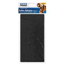 Feltro Retangular 200X100MM Preto Com 1 Peça - Tekbond