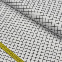 Feltro Santa Fé Estampado - Coleção P&B: Quadriculado (0,50x1,40)