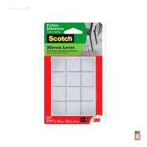 Feltro Sintético 3m Scotch Quadrado Branco Médio 12 Unidades