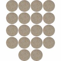 Feltro Sintético para Móveis Pesados Scotch Redondo Marrom Pequeno 18 Unidades - HB004262711 - 3M