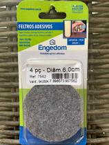 Feltros adesivos 4pçs - Diâmetro 6,0cm