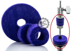 Feltros para Presilha de Máquina de Chimbal Gorilla Roxo FPHHR Kit para Presilha e Base da Máquina