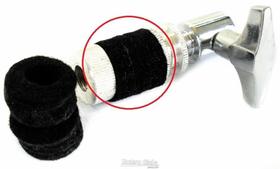 Feltros para Presilha de Máquina de Chimbal Torelli TA012 Kit com 4 Unidades