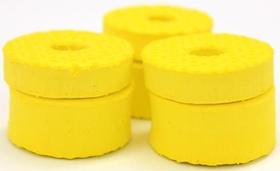 Feltros Tribal Percussion Kit com 6 Feltros (Amarelo) para Estante de Prato