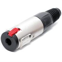 Fêmea Conector Linha Santo Angelo Para Montagem De Cabo P10