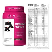Femini Whey Protein Pote Max Titanium 900g