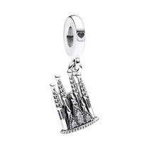 Feminino 925 Prata Melhor Amigo Mochila Encantos Pingentes Contas Caber Pulseira Pandora Jóias Diy