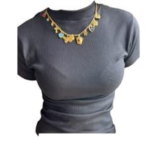 Feminino Blusa Manga curta Cacharrel