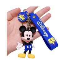 Feminino Bonito Disney Mickey Mouse Chaveiro Anime Minnie Figura Boneca Casal Saco Pingente Jóias