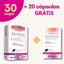 Feminis Suplemento Alimentar Ômega 3 Dha Vitaminas C/50 Cps