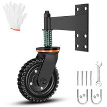 Fence Gate Wheel WOUDY de 8 polegadas Heavy Duty, capacidade de 600 libras, preta Fence Gate Wheel WOUDY de 8 polegadas Heavy Duty, capacidade de 600 libras, preta