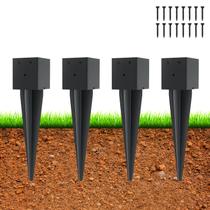 Fence Post Anchor Ground Spike 4x4 (9x9cm) Metal CDFYJHFDQ Fence Post Anchor Ground Spike 4x4 (9x9cm) Metal CDFYJHFDQ