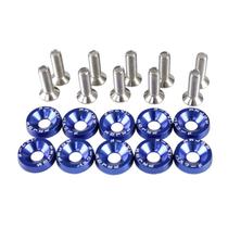 Fender 10Pcs/Pack M6 Arruelas de Alumínio Estilo JDM para Honda Civic Integra Parafuso de Pára-Lamas Fender 10Pcs/Pack M6 Arruelas de Alumínio Estilo JDM para Honda Civic Integra Parafuso de Pára-Lamas