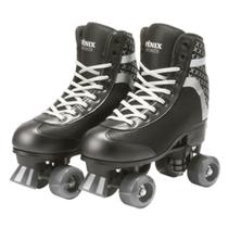 Fênix - Patins Roller Skate - Ajustável Preto 31-34
