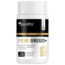 Feno Grego 60caps Vitamina E B1 Energia Foco e Disposição Sem Sabor