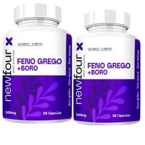 Feno Grego + Boro 60 Cápsulas Kit 02 Unidades