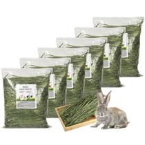 Feno Timothy Premium Ohcool 3 kg, pacote com 6 unidades para coelhos Feno Timothy Premium Ohcool 3 kg, pacote com 6 unidades para coelhos