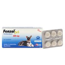 Fenzol Pet Vermífugo para Cães 500mg Agener 6 Comprimidos Fenzol Pet Vermífugo para Cães 500mg Agener 6 Comprimidos