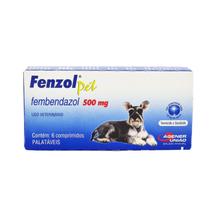 Fenzol Vermífugo para Cães até 10kg Agener União 06 Compimidos