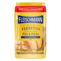Fermento Biológico Fleischmann 125g - Embalagem com 16 Unidades