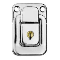 Ferragem Para Case Fecho Engate Rápido Pequeno Com 2 Chaves Cor Prateado