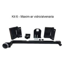 Ferragens Janela Maxim Ar Vidro Temperado 40 Cm - Kit 16