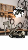 Ferramenta Bicicleta Canivete 11 Funções c/ Extrator Corrent