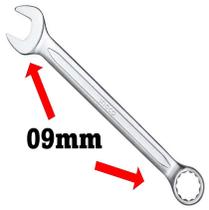Ferramenta Chave Combinada 09mm Em Aço CR-V Ingco HCSPA091