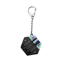 Ferramenta Chave Hexagonal 6 Em 1 Dobrável De Emergência EDC Mini Chave De Fenda Abridor De Garrafa