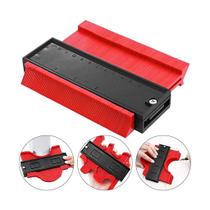 Ferramenta Copiador de Contornos Gabarito de Cantos Perfis 140mm Régua de Medição de Calibre Duplicador de Forma Medidor Perfil de Plástico Irregular Ferramenta Copiador de Contornos Gabarito de Cantos Perfis 140mm Régua de Medição de Calibre Duplicador de Forma Medidor Perfil de Plástico Irregular